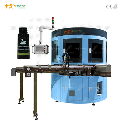 Diamètre 8-25MM machine d'impression d'écran de deux couleurs pour Pen Barrels Eyeliner Bottle cosmétique