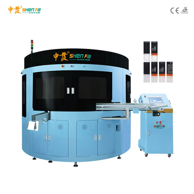 Une nouvelle machine à haute vitesse (à 100 pièces/minute) pour l'impression sur écran à plein servo, le vernis et l'estampage à chaud de tubes mous